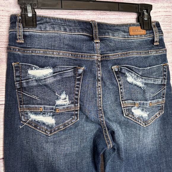 BKE Women's Stella Mid Rise Slim Fit Boot Cut Western Denim Jeans Size 26 x 31.5 - Picture 4 of 11